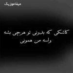 دانلود اهنگ کاشکی که بدونی تو هرچی بشه واسه من همونی