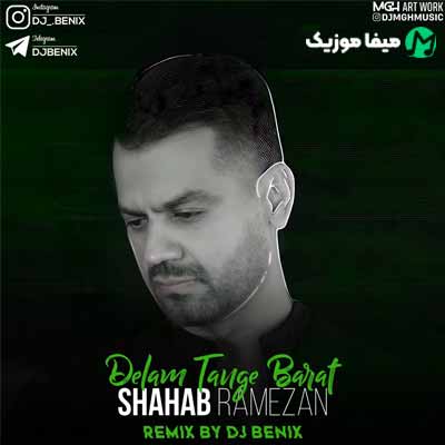 دانلود ریمیکس من دلم تنگه برات جنگه برات تو دلم هرشب