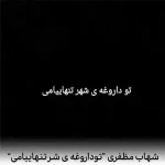 دانلود آهنگ شهاب مظفری تو داروغه شهر تنهاییامی