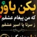دانلود آهنگ بکن باور که من پیغام عشقم (هوش مصنوعی)